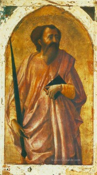  Paul Malerei - St Paul Christentum Quattrocento Renaissance Masaccio